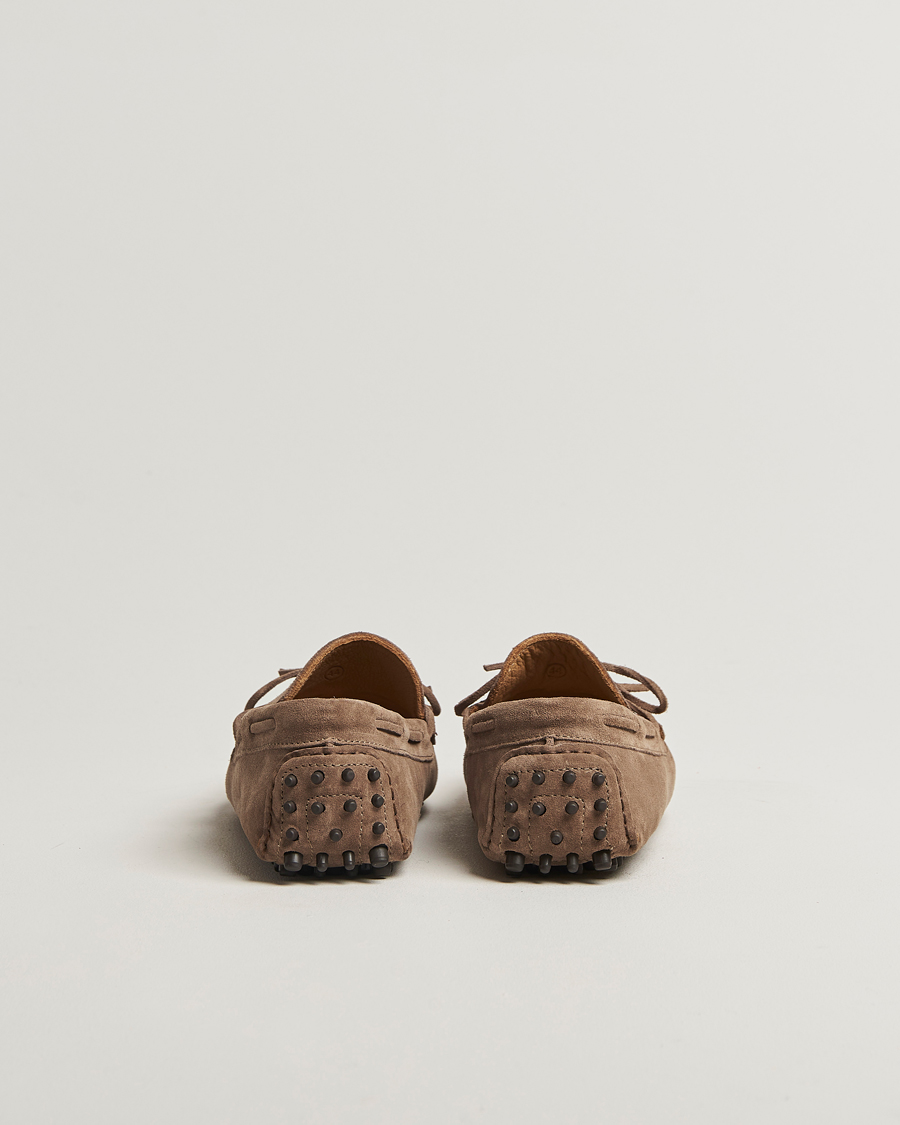 Herr | Bilskor | Oscar Jacobson | Driving Shoe Suede Grey