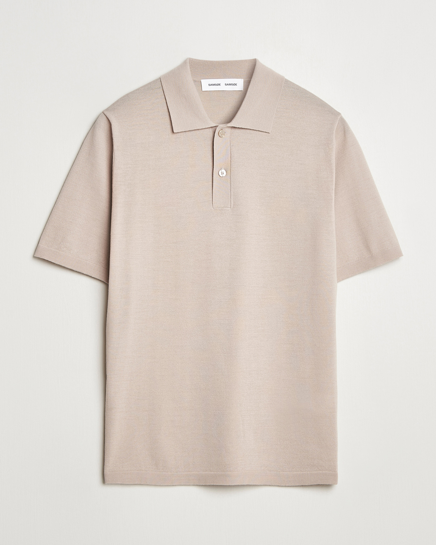 Herr | Pikéer | Samsøe Samsøe | Sarown Knitted Polo Pure Cashmere
