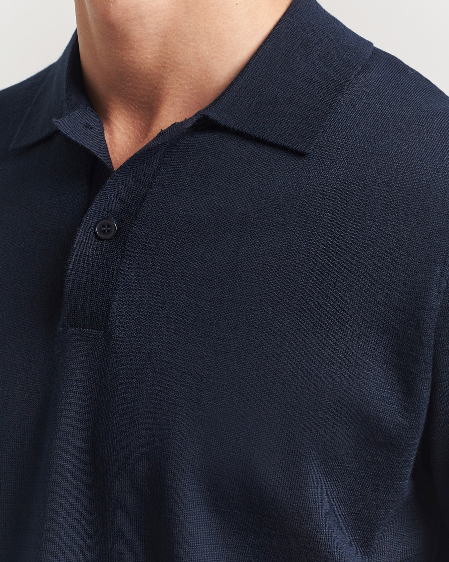 Herr | Pikéer | Samsøe Samsøe | Sarown Knitted Polo Salute Navy