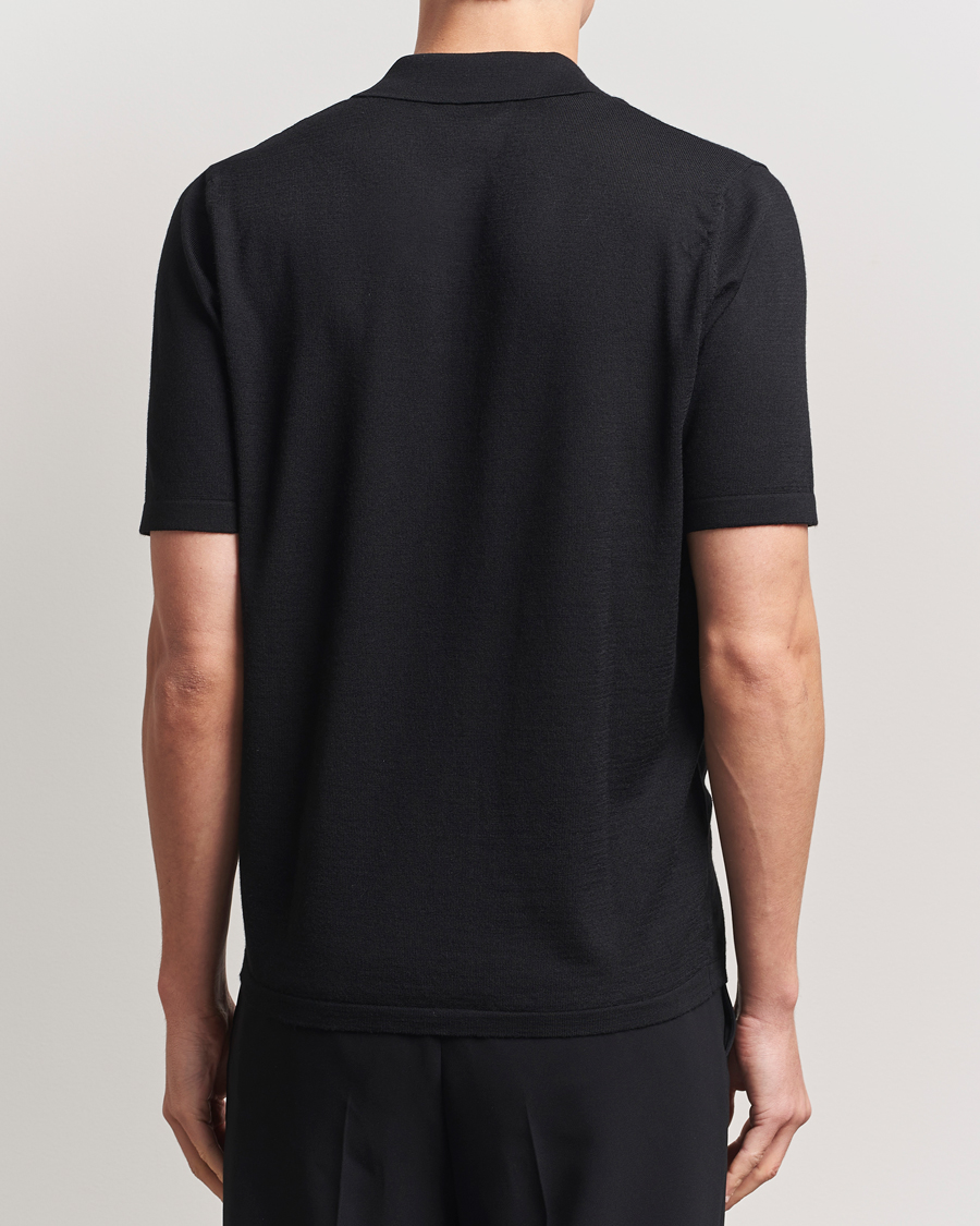 Herr | Pikéer | Samsøe Samsøe | Sarown Knitted Polo Black