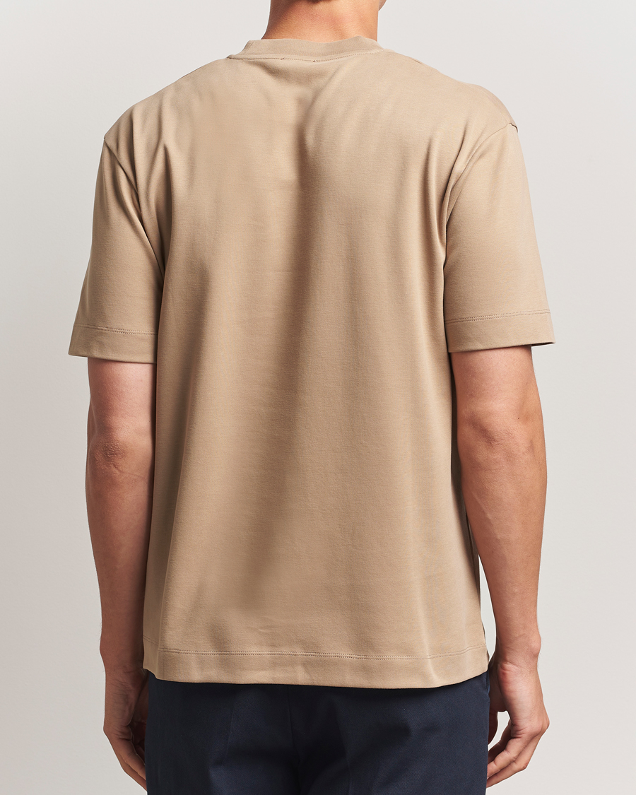 Herr | T-Shirts | Sunspel | Heavy Weight Supima Cotton T-Shirt Dune