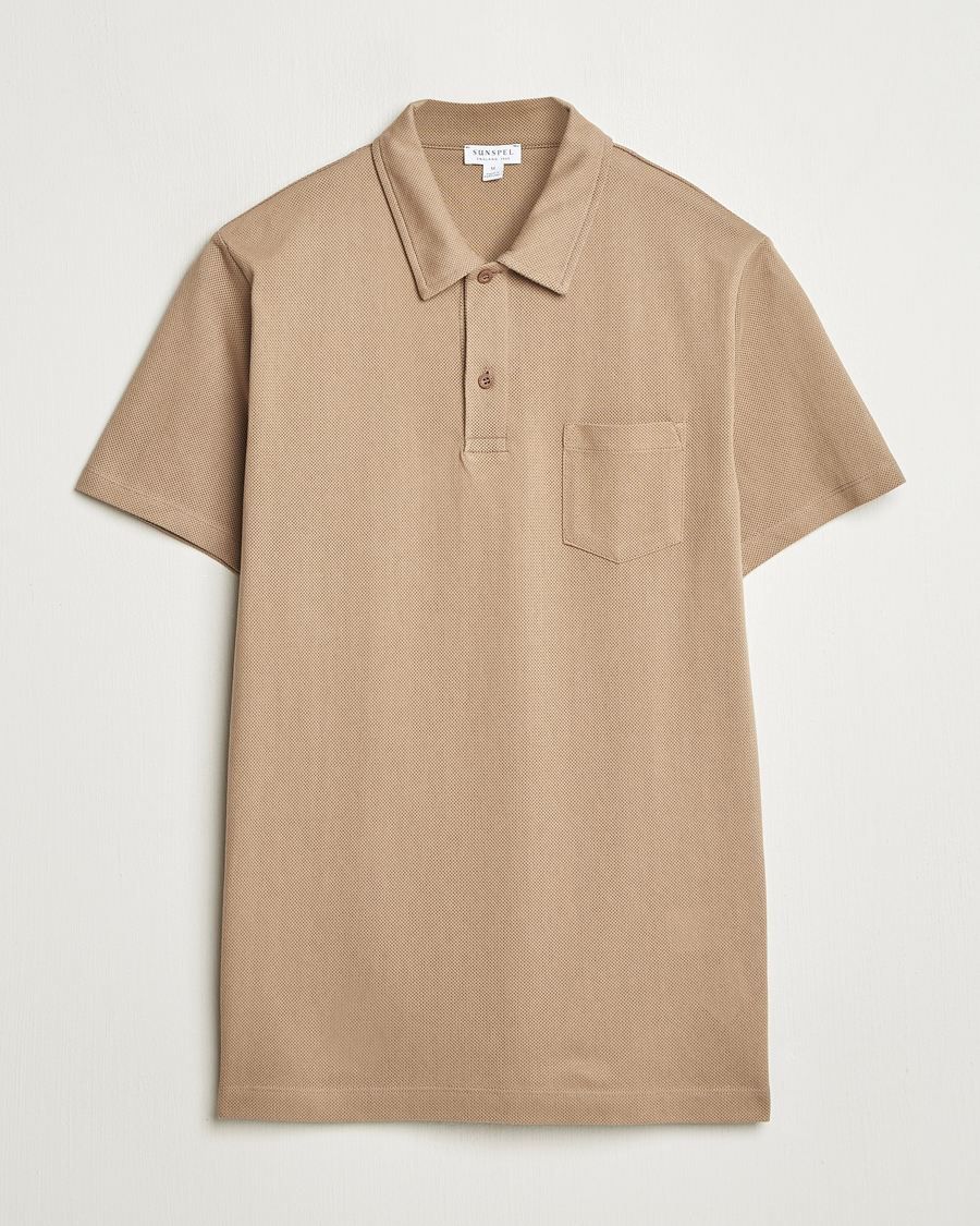 Herr | Pikéer | Sunspel | Riviera Polo Shirt Dune