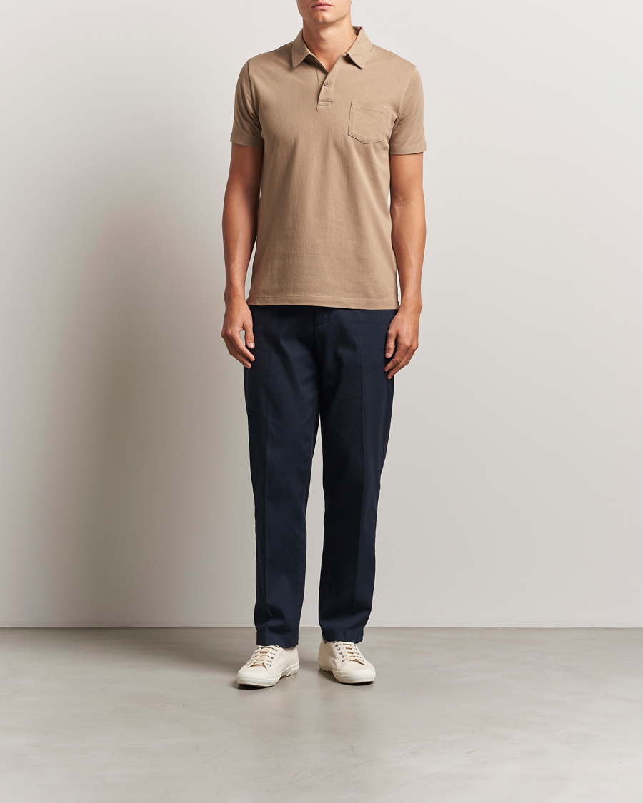 Herr | Pikéer | Sunspel | Riviera Polo Shirt Dune