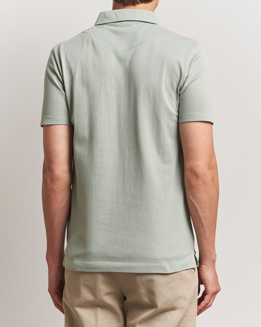 Herr | Pikéer | Sunspel | Riviera Polo Shirt Pastel Green