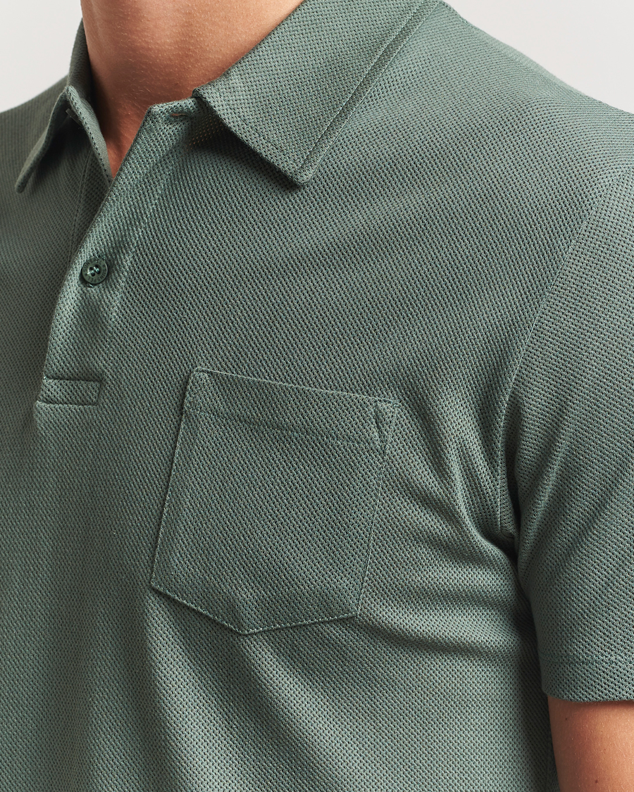 Herr | Pikéer | Sunspel | Riviera Polo Shirt Dusk Green
