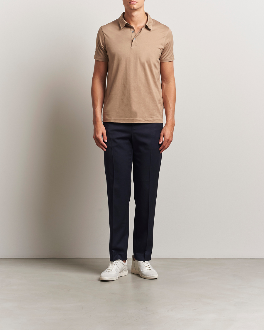 Herr | Pikéer | Sunspel | Cotton Jersey Polo Dune