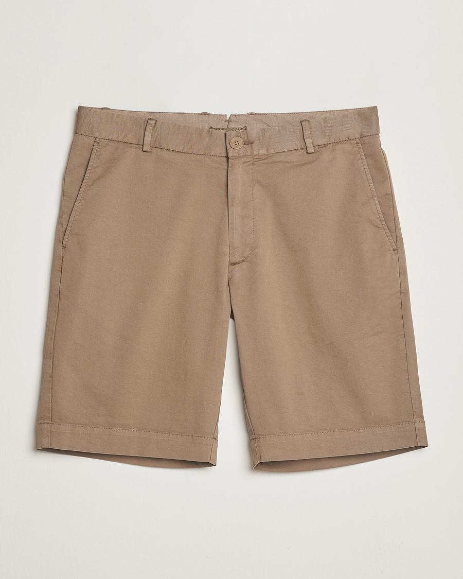Herr | Shorts | Sunspel | Cotton Chino Shorts Dark Stone