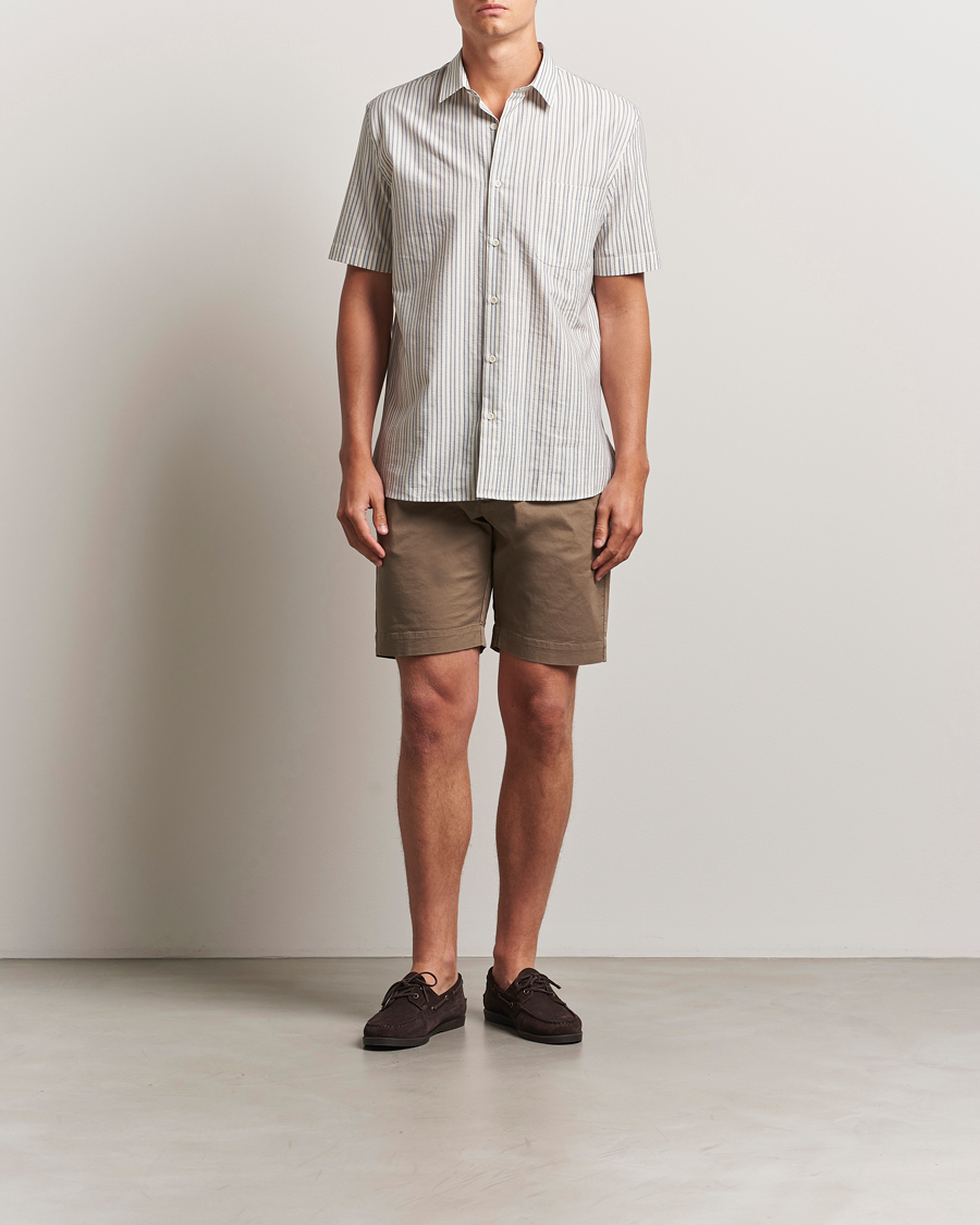 Herr | Shorts | Sunspel | Cotton Chino Shorts Dark Stone