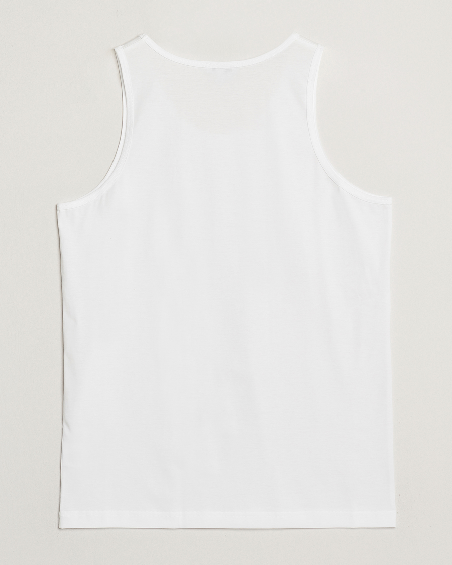 Herr | T-Shirts | Sunspel | Superfine Cotton Underwear Vest White