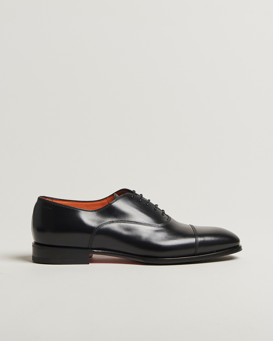 Herr | Oxfords | Santoni | Adrian Oxford Black Calf