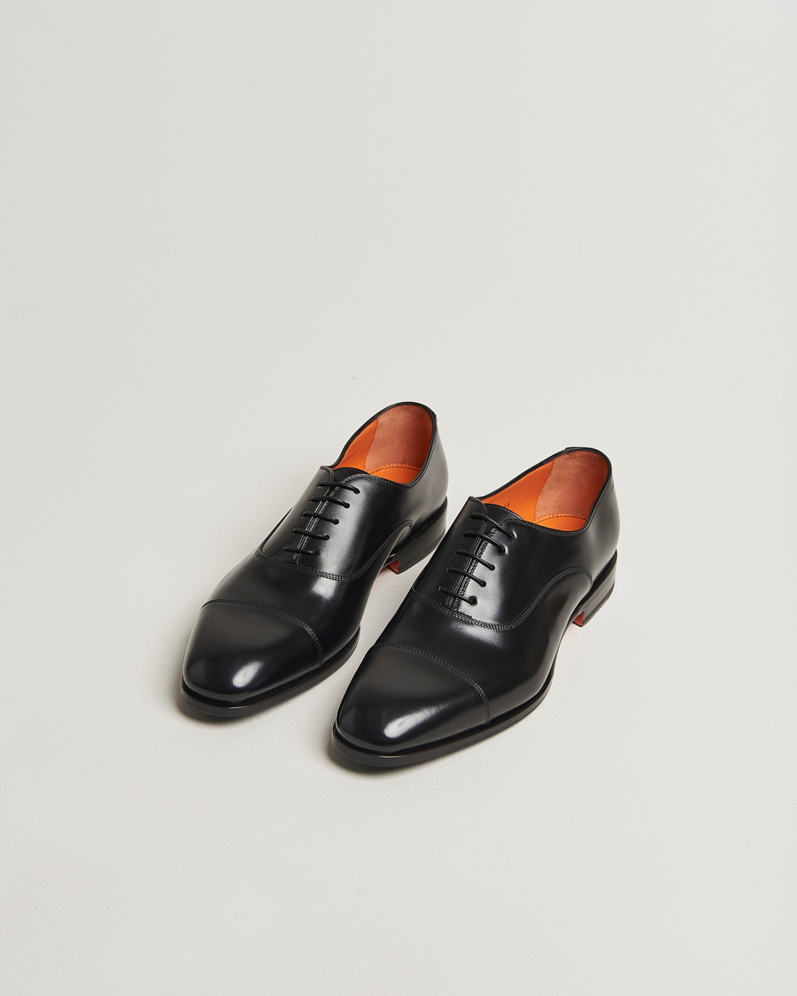 Herr | Oxfords | Santoni | Adrian Oxford Black Calf