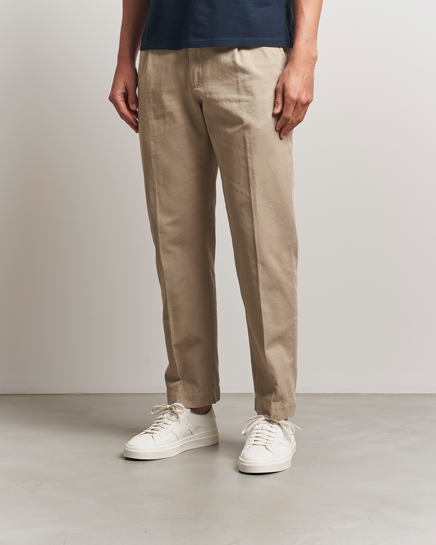 Herr | Sneakers | Santoni | Double Buckle Sneakers White Grain