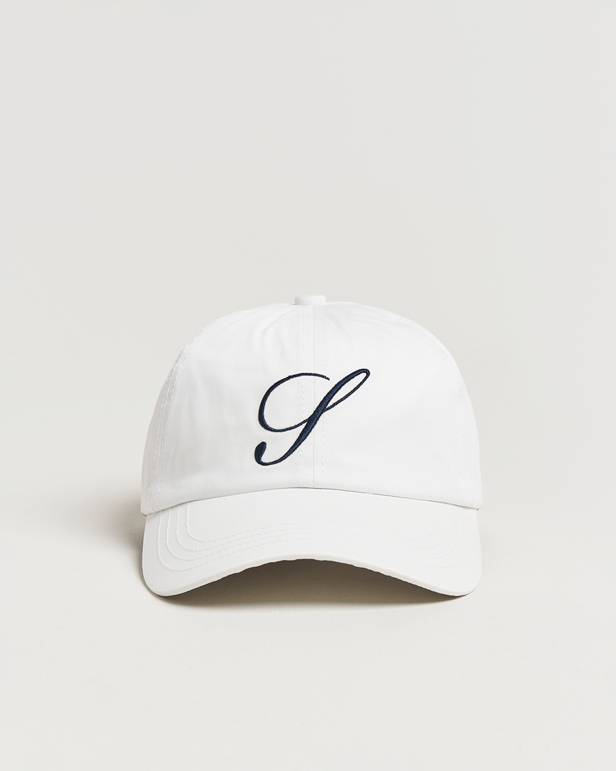 Herr | Stenströms Cotton Logo Cap White | Stenströms | Cotton Logo Cap White