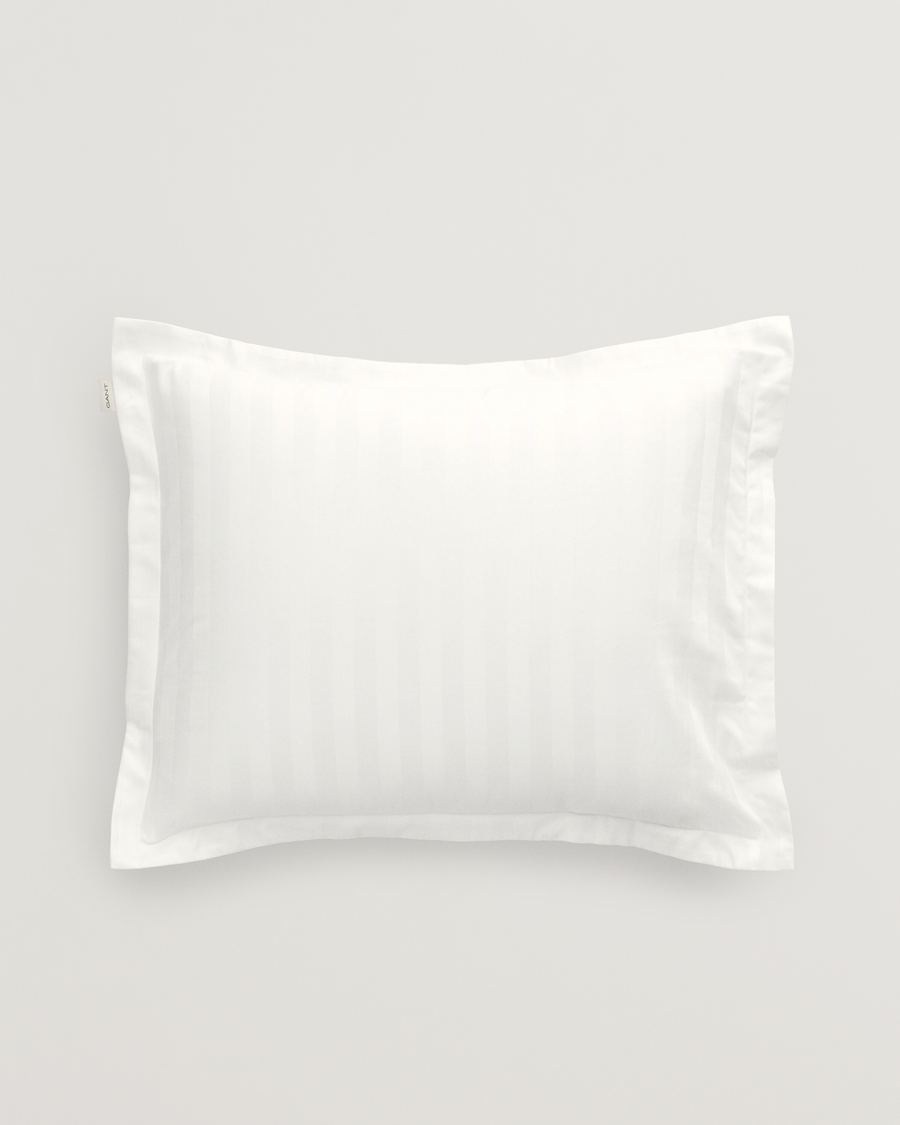 Herr | Till hemmet | GANT | Sateen Striped Pillowcase White