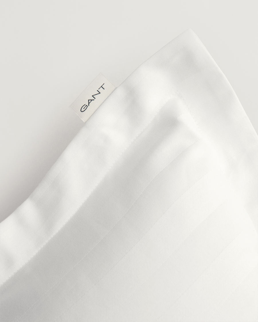 Herr | Till hemmet | GANT | Sateen Striped Pillowcase White