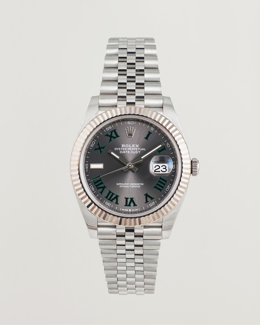 Herr | Rolex Pre-Owned Datejust 41mm Wimbledon | Rolex Pre-Owned | Datejust 41mm Wimbledon