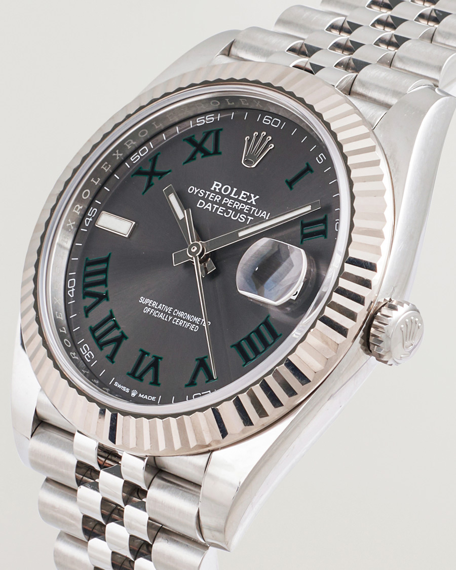 Herr | Rolex Pre-Owned Datejust 41mm Wimbledon | Rolex Pre-Owned | Datejust 41mm Wimbledon