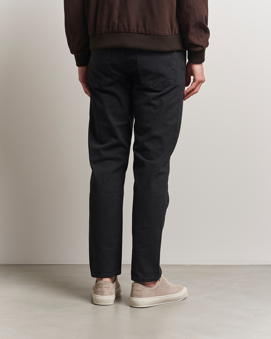 Herr | Byxor | Incotex | 5-Pocket Cotton Stretch Pants Black