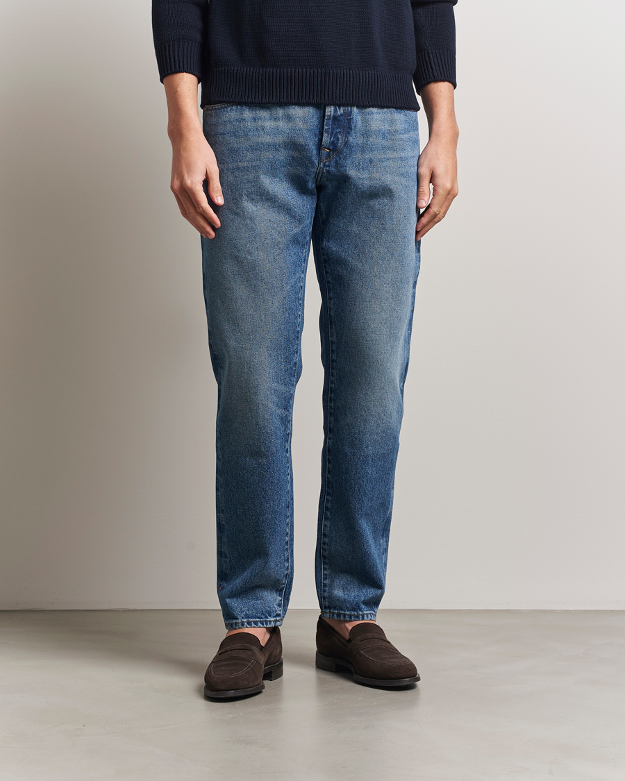 Herr | Jeans | Incotex | 5-Pocket Stretch Denim Light Wash
