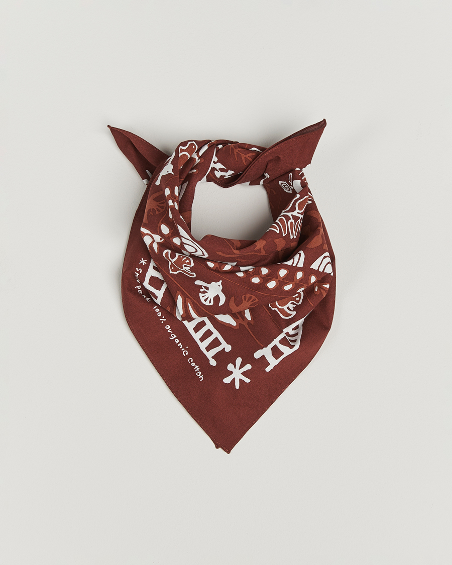 Herr | Snow Peak OG Cotton Nordic Bandana Bordeaux | Snow Peak | OG Cotton Nordic Bandana Bordeaux
