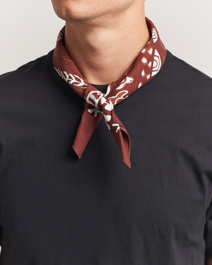Herr | Snow Peak OG Cotton Nordic Bandana Bordeaux | Snow Peak | OG Cotton Nordic Bandana Bordeaux
