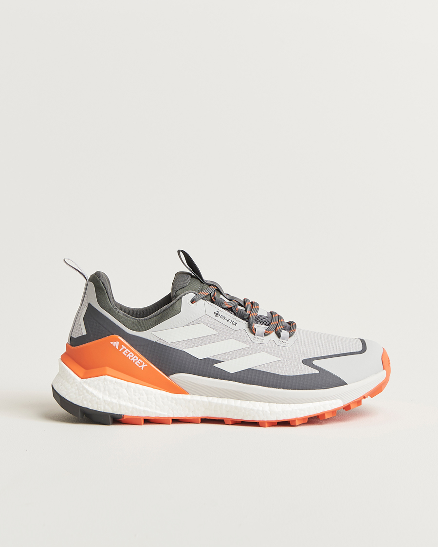 Herr | Trail Sneakers | adidas Performance | Terrex Free Hiker 2 GTX Trail Sneaker Grey/Orange