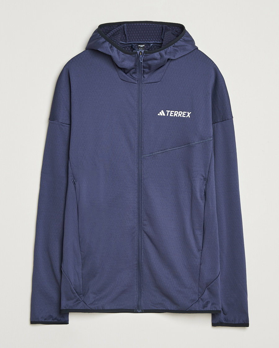 Herr | Tröjor | adidas Performance | XPR Lightweight Fleece Hooded Full Zip Navy