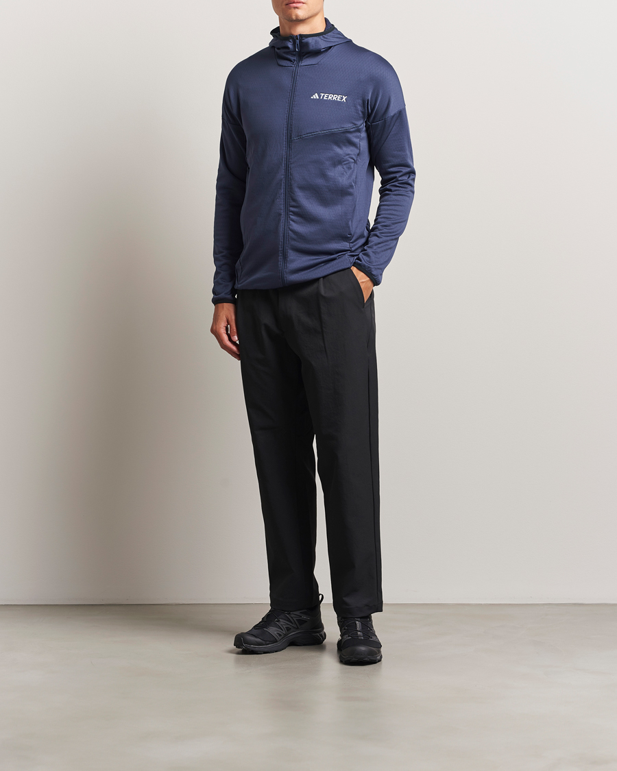 Herr | Tröjor | adidas Performance | XPR Lightweight Fleece Hooded Full Zip Navy