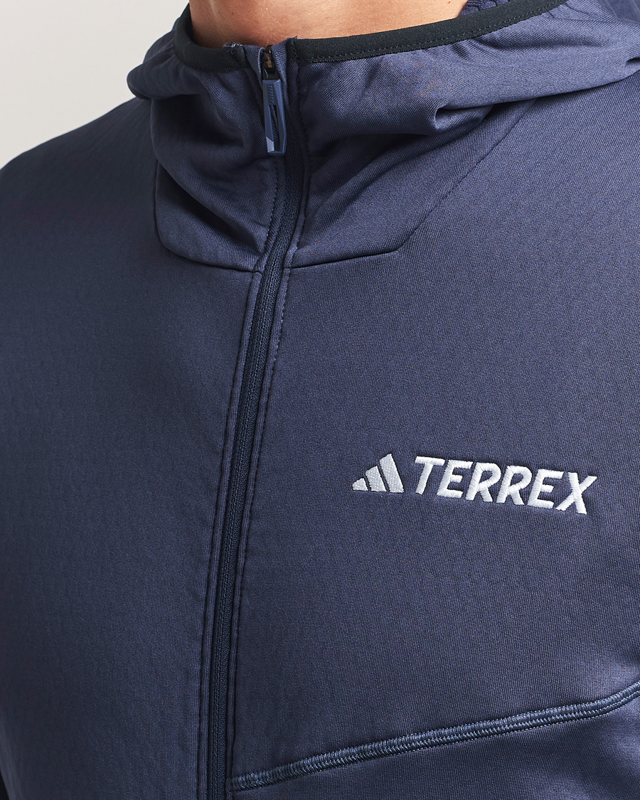 Herr | Tröjor | adidas Performance | XPR Lightweight Fleece Hooded Full Zip Navy