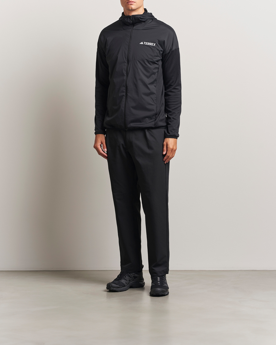 Herr | Tröjor | adidas Performance | XPR Wind Hooded Full Zip Black