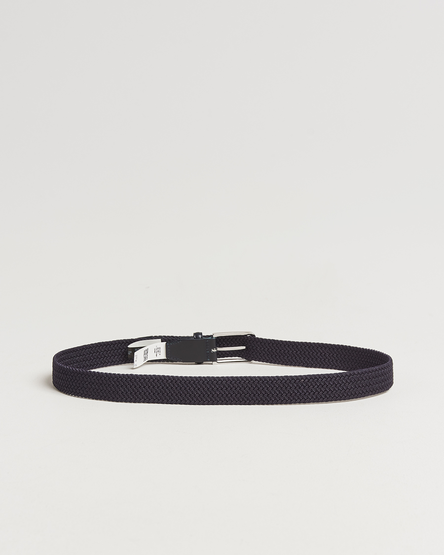 Herr | Bälten | BOSS BLACK | Clorio Elastic Woven Belt Navy