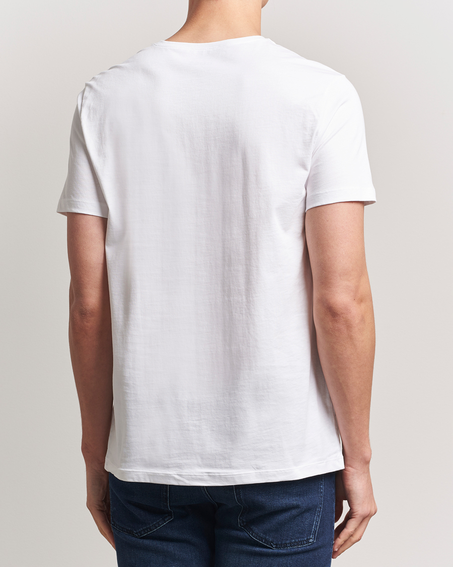 Herr | T-Shirts | BOSS BLACK | 2-Pack Relaxed Fit V-Neck T-Shirt White