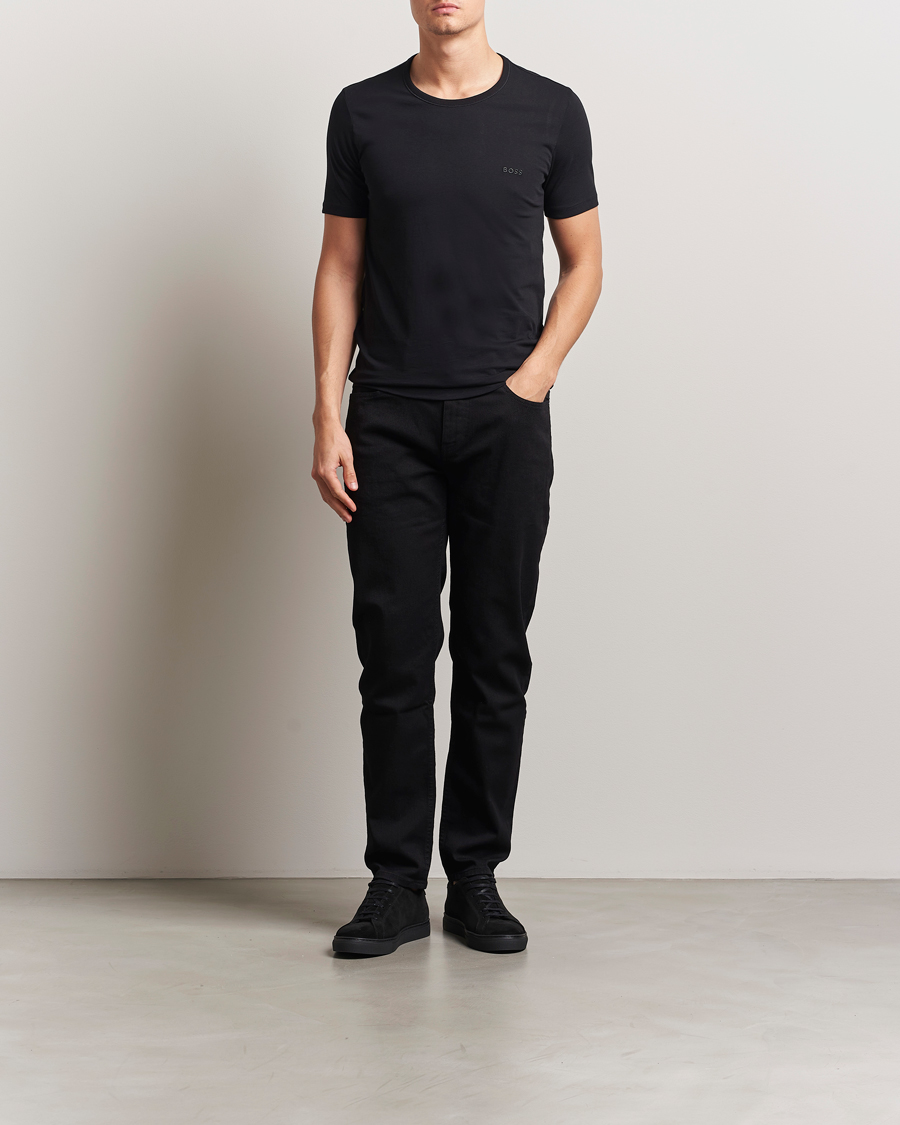 Herr | T-Shirts | BOSS BLACK | 3-Pack Crew Neck T-Shirt Black