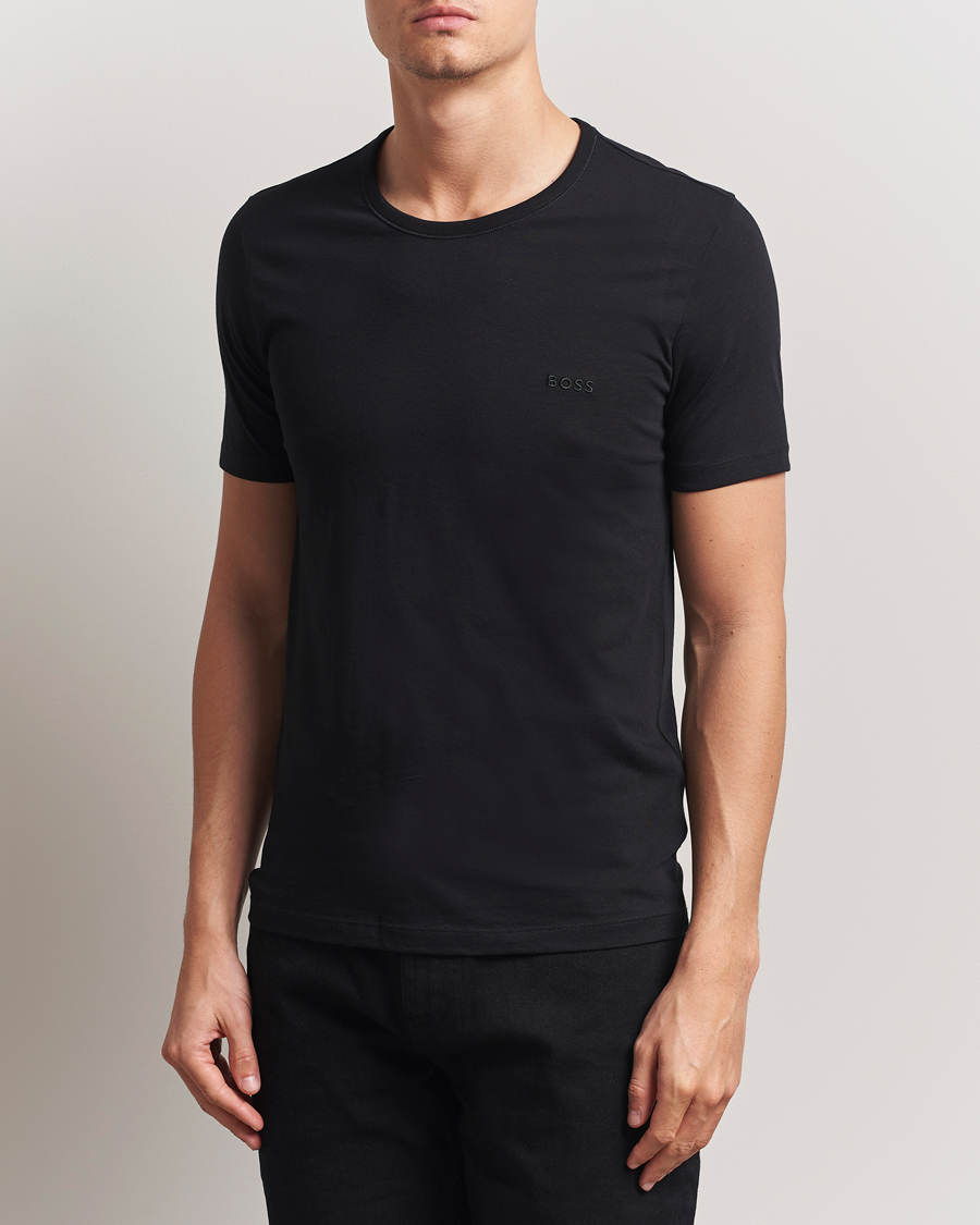 Herr | T-Shirts | BOSS BLACK | 3-Pack Crew Neck T-Shirt Black