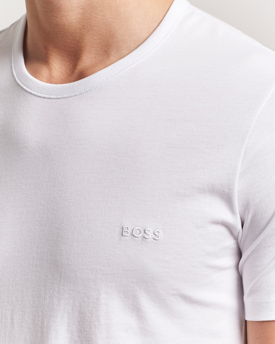 Herr | T-Shirts | BOSS BLACK | 3-Pack Crew Neck T-Shirt White