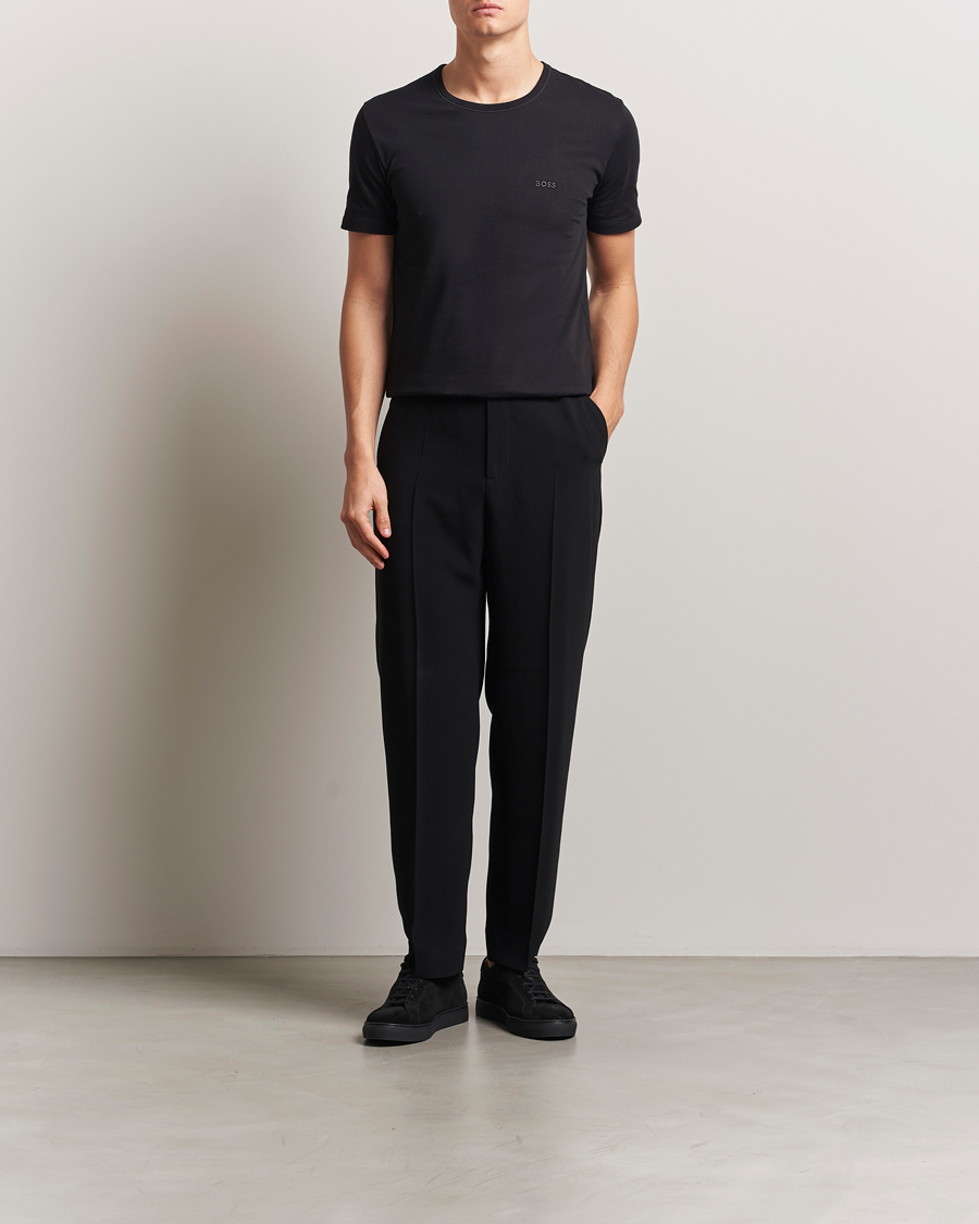 Herr | T-Shirts | BOSS BLACK | 3-Pack Crew Neck T-Shirt Black/Blue/Grey