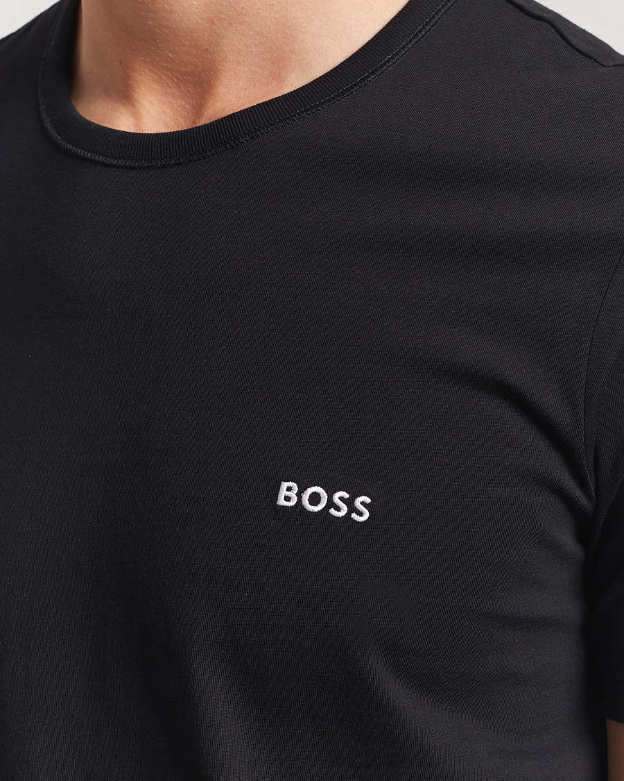 Herr | T-Shirts | BOSS BLACK | 3-Pack Crew Neck T-Shirt White/Navy/Black
