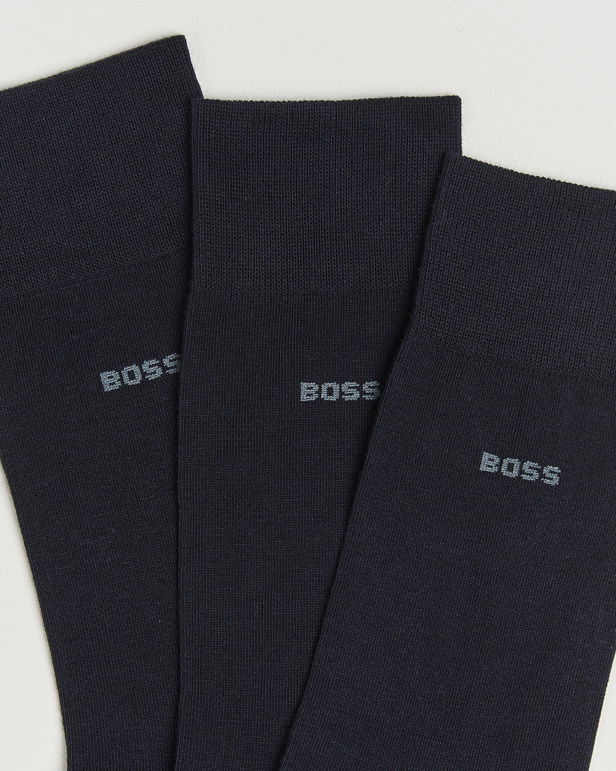 Herr | Underkläder | BOSS BLACK | 3-Pack RS Uni Socks Dark Blue