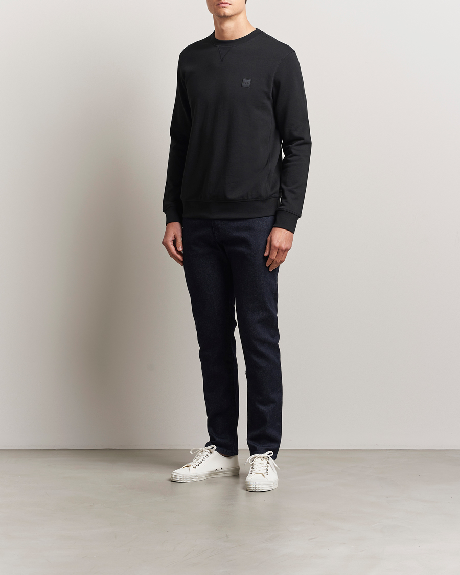 Herr | Tröjor | BOSS ORANGE | Westart Logo Sweatshirt Black