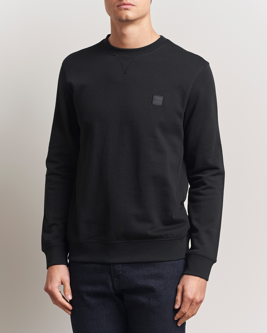 Herr | Tröjor | BOSS ORANGE | Westart Logo Sweatshirt Black