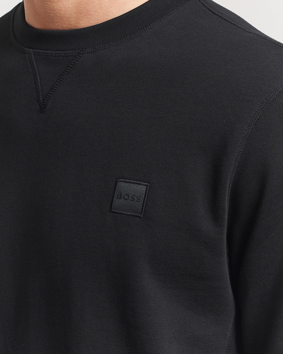 Herr | Tröjor | BOSS ORANGE | Westart Logo Sweatshirt Black