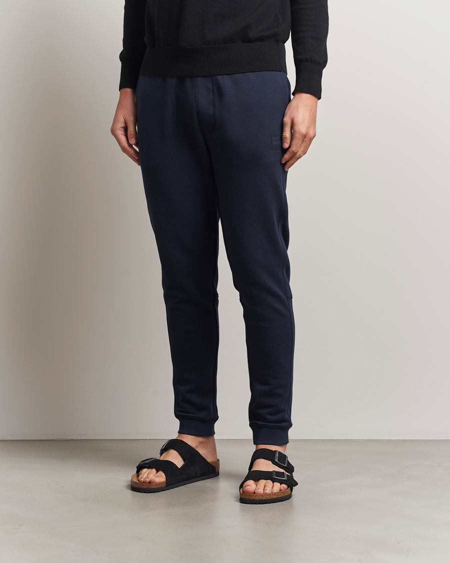 Herr | Byxor | BOSS ORANGE | Sestart Sweatpants Dark Blue