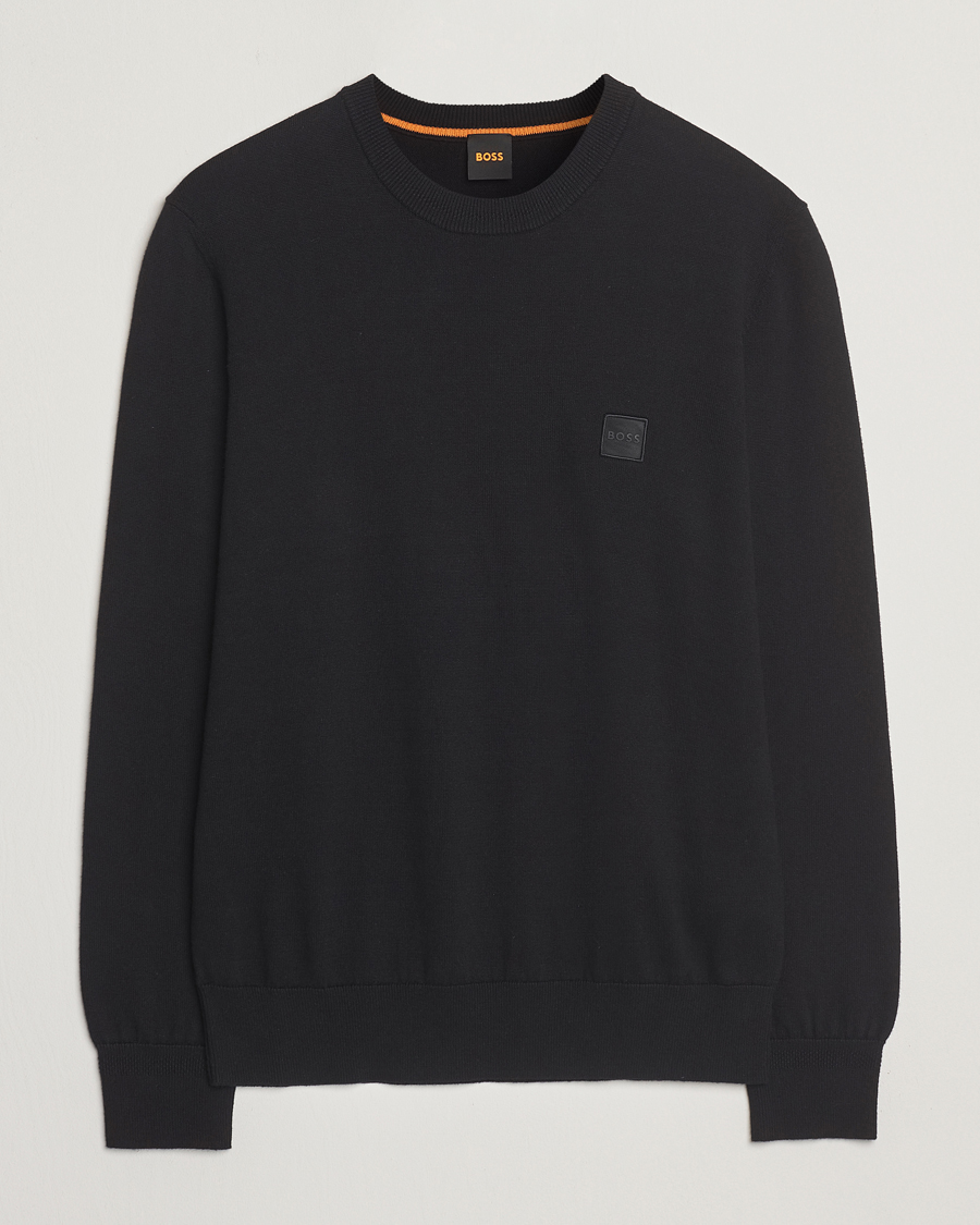 Herr | Tröjor | BOSS ORANGE | Kanovano Knitted Sweater Black