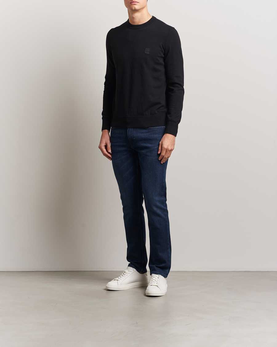 Herr | Tröjor | BOSS ORANGE | Kanovano Knitted Sweater Black