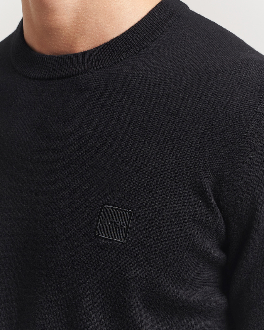 Herr | Tröjor | BOSS ORANGE | Kanovano Knitted Sweater Black