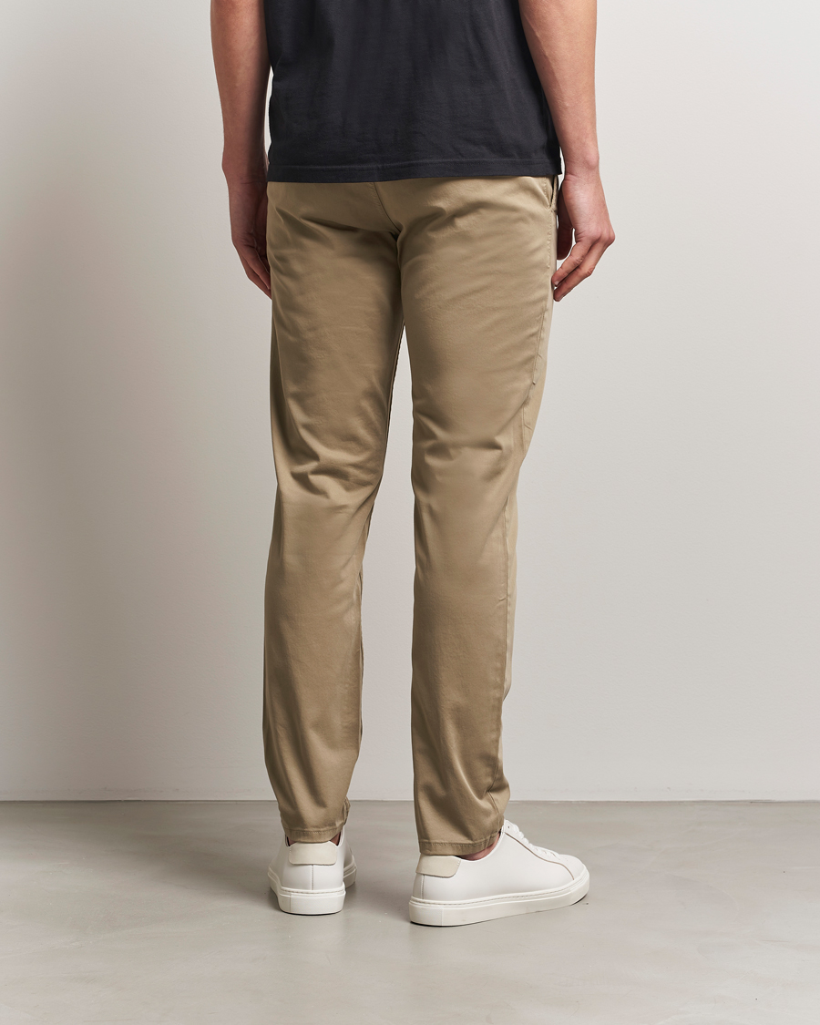 Herr | Byxor | BOSS ORANGE | Tapered Fit Cotton Chinos Beige