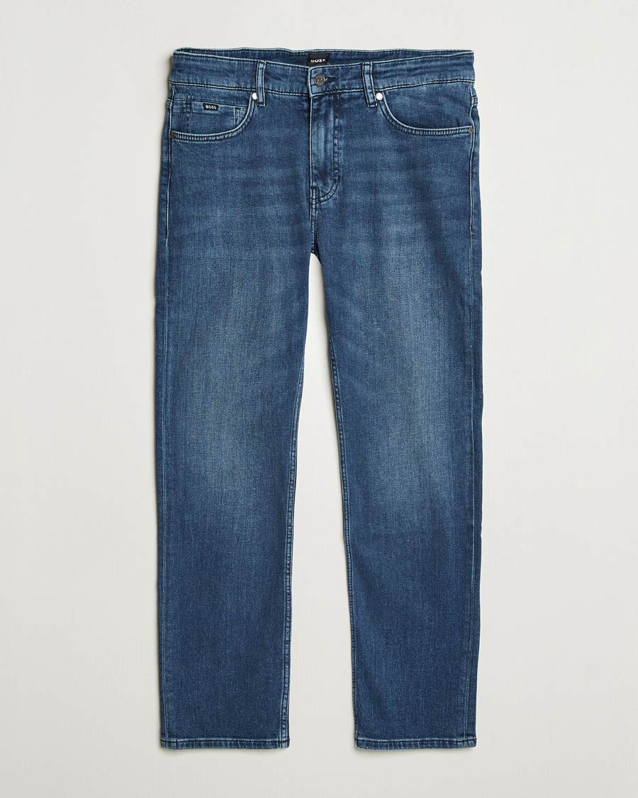 Herr | Byxor | BOSS BLACK | Delaware Jeans Navy