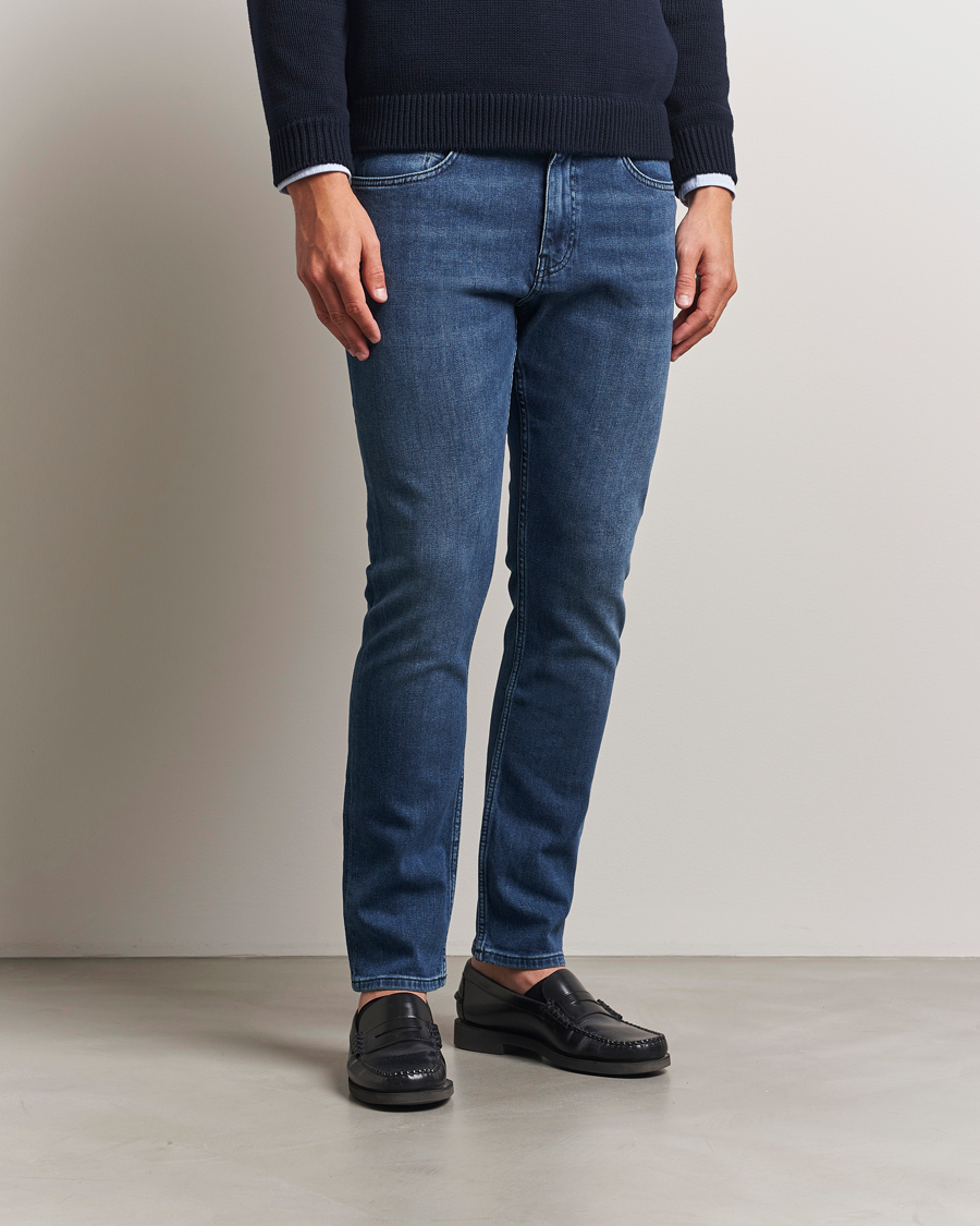 Herr | Byxor | BOSS BLACK | Delaware Jeans Navy