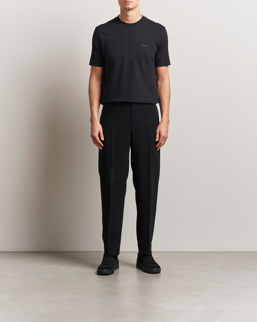 Herr | T-Shirts | BOSS BLACK | Thompson Crew Neck T-Shirt Black