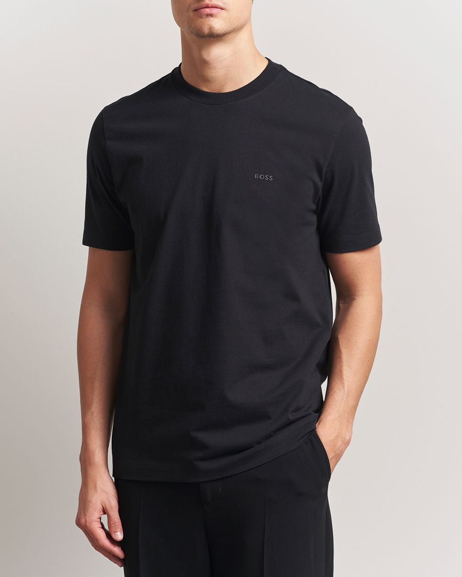 Herr | T-Shirts | BOSS BLACK | Thompson Crew Neck T-Shirt Black